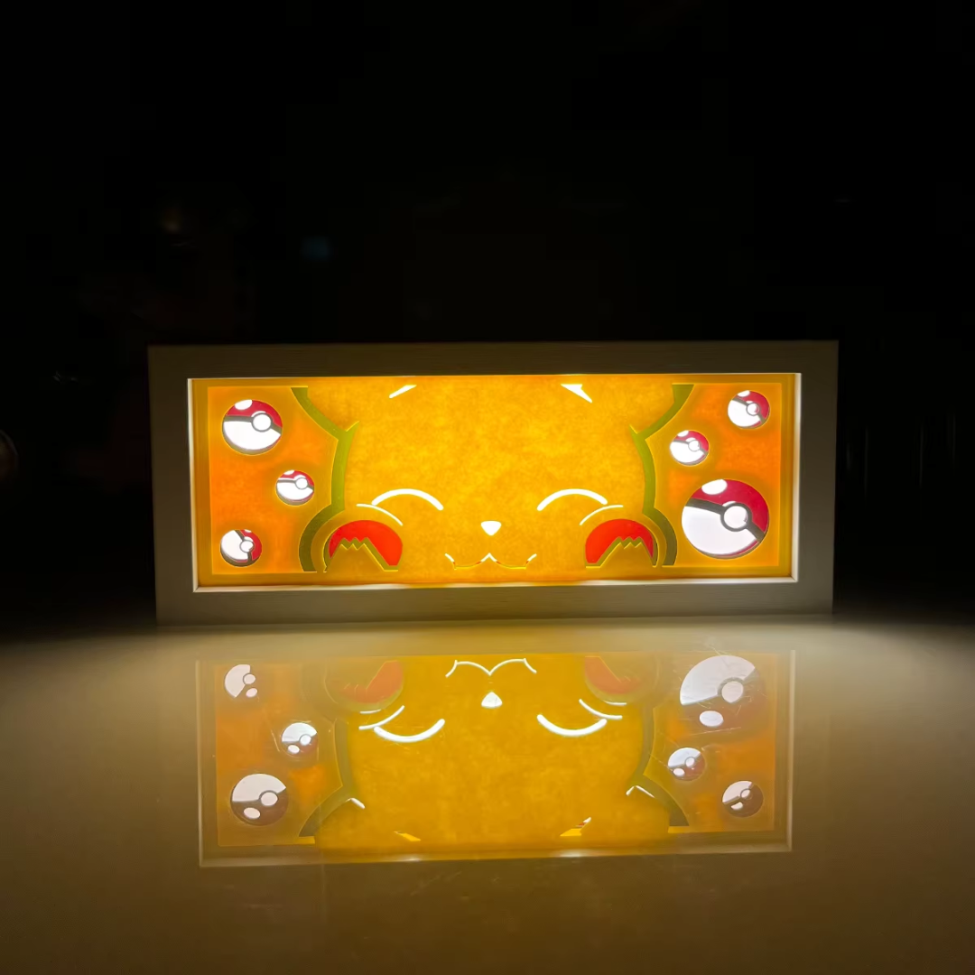 Caja de Luz Anime 3D – Ilumina a tu Personaje Favorito ✨