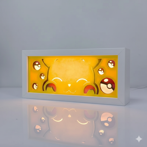 Caja de Luz Anime 3D – Ilumina a tu Personaje Favorito ✨